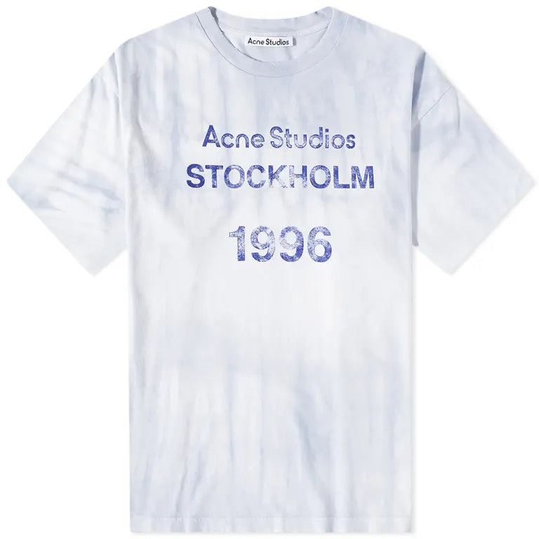 Acne Studios Stockholm 1996 Stamp T-shirt Blue