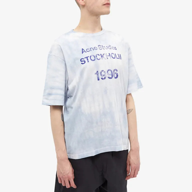 Acne Studios Stockholm 1996 Stamp T-shirt Blue