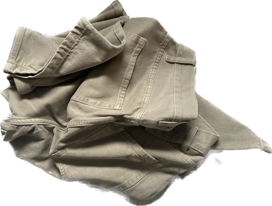 Bershka Baggier Jeans Beige